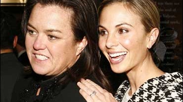 Rosie O'Donnell and Elisabeth Hasselbeck 