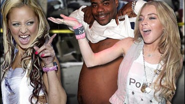 Tracy Morgan, Lindsay Lohan and Nicole Richie 