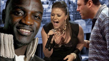 Tony Soprano, Akon, and Kelly Clarkson 
