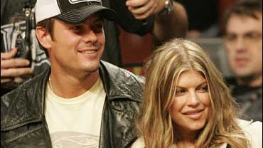 Josh Duhamel and Fergie 