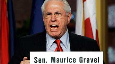 Former Sen. Mike Gravel, D-Alaska 