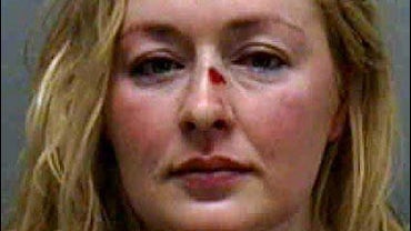 singer Mindy McCready who was charged with battery and resisting arrest 