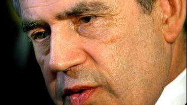 Britain's Prime Minister Gordon Brown 