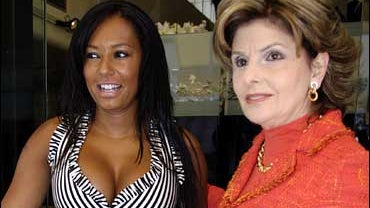 Melanie Brown and Gloria Allred 