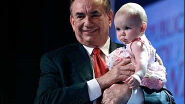 Tommy Thompson, Iowa Straw Poll, Ames, Iowa 