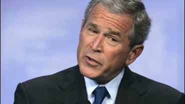 President Bush addresses the Veterans of Foreign Wars national convention 