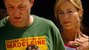 Gerry and Kate McCann, the parents of missing British girl Madeleine McCann leave a hotel on their way to a TV interview, in Praia da Luz, southern Portugal, Thursday, Aug. 9, 2007. 