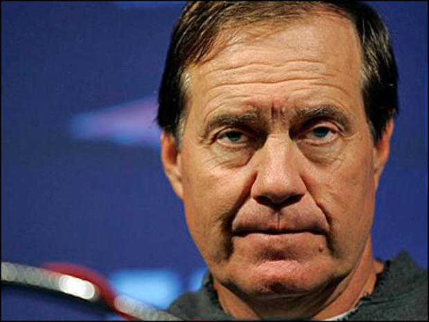 New England Patriots head football coach Bill Belichick 