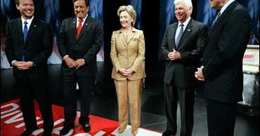 Hillary Clinton Front Runner And Target CBS News Hillary Clinton Front Runner And Target CBS News
