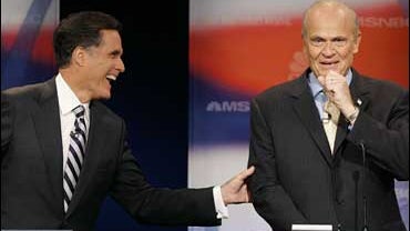 Mitt Romney And Fred Thompson 
