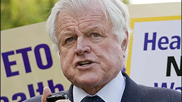 US Democratic Senator from Massachusetts Ted Kennedy 