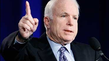 WASHINGTON - OCTOBER 19: Presidential hopeful Sen. John McCain (R-AZ) speaks to the Legislative Action Arm of the Family Research Council October 19, 2007 in Washington, DC. Several Republican candidates are scheduled to speak through out the day. (Photo  
