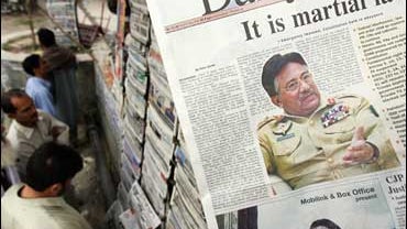 Pervez Musharraf declared a state of emergency 