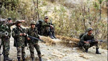 Turkish soldiers patrol in Sirnak province, on the Turkish-Iraqi border, southeastern Turkey, Tuesday, Nov. 6, 2007. 