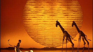 "The Lion King" on Broadway 