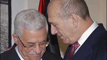 Abbas and Olmert 
