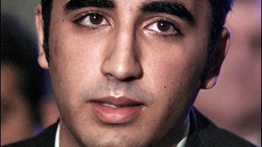 The new leader of the Pakistan People's Party Bilawal Bhutto Zardari, the son of Benazir Bhutto 