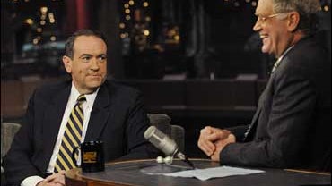Huckabee On Letterman 