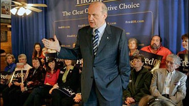 Republican presidential hopeful and former Sen. Fred Thompson, R-Tenn. 