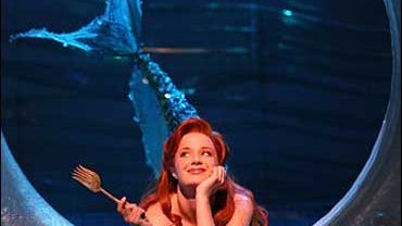 Sierra Boggess appears as Ariel in the Denver production of Disney's musical "The Little Mermaid," based on the animated film. 
