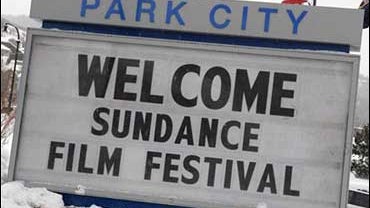 A sign outside Park City welcomes festival goers to the Sundance Film Festival, Friday, Jan. 18, 2008, in Park City, Utah. The 11-day haven for independent film runs through Jan. 27. 