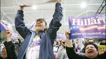 Hillary Clinton Supporters In Nevada 