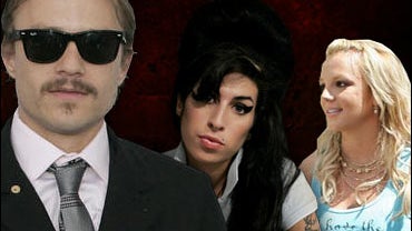 Britney Spears, Amy Winehouse and Heath Ledger 