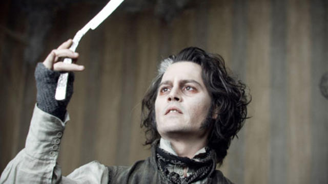 Johnny Depp in "Sweeney Todd The Demon Barber of Fleet Street" (DreamWorks and Warner Bros., Distributed by DreamWorks/Paramount) 