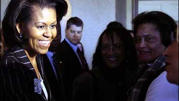 Michelle Obama in Rhode Island 