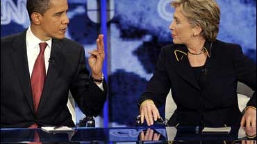 Sen. Barack Obama and Sen. Hillary Rodham Clinton 