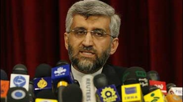 Iran's top nuclear negotiator, Saeed Jalili 