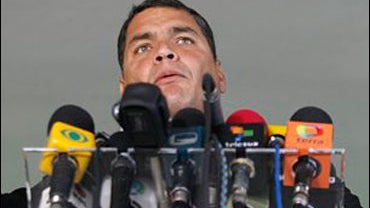 Ecuador's President Rafael Correa 
