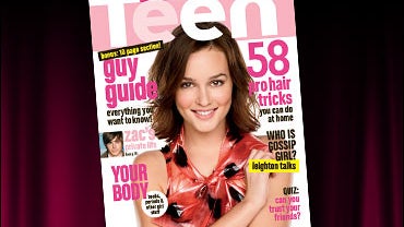 Leighton Meester's First Mag Cover 