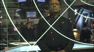 Edward James Olmos in "Battlestar Galactica" 