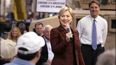 Democratic presidential hopeful, Sen. Hillary Rodham Clinton 
