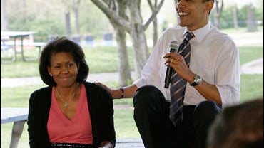 Barack and Michelle Obama 