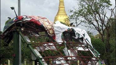 Cyclone hits Yangon, Myanmar 