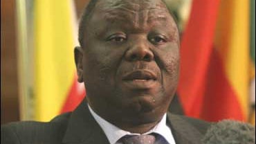 Zimbabwe's opposition Movement for Democratic Change (MDC) leader Morgan Tsvangirayi 