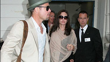 Angelina Jolie and Brad Pitt 