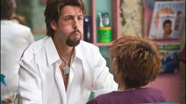 Adam Sandler is an Israeli assassin-turned-hardresser in "You Don't Mess With The Zohan" 