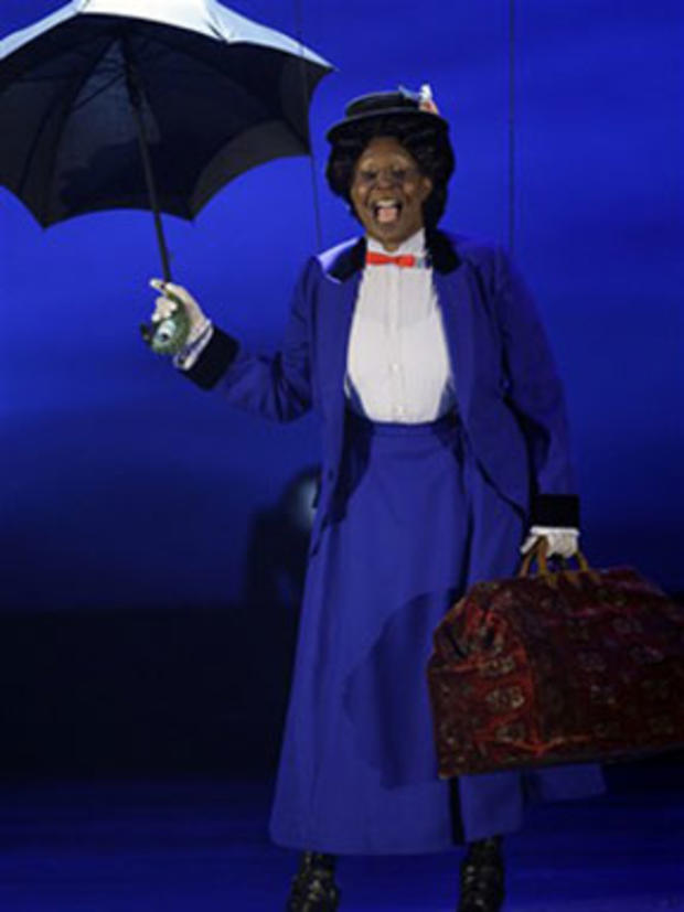 Host Whoopi Goldberg performs during the 62nd Annual Tony Awards in New York, Sunday, June 15, 2008. 