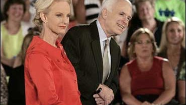 John and Cindy McCain 