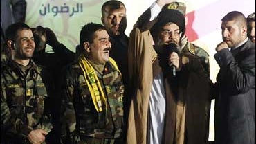 Sheik Hassan Nasrallah, Samir Kantar, Maher Kourani 