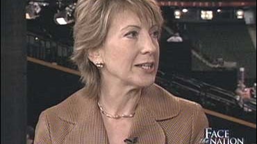 Carly Fiorina on "Face the Nation." 