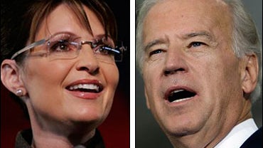 Sarah Palin and Joe Biden 