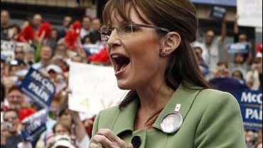 Republican vice presidential candidate, Alaska Gov. Sarah Palin 