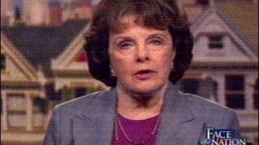Sen Dianne Feinstein, D-Calif., on "Face The Nation." 
