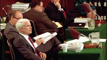 John McCain And John Dowd, 1990 Ethics Committee Hearing 