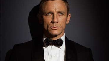 This undated photo provided by Tom Ford shows Daniel Craig in a tuxedo designed by Tom Ford. Along with sports cars, gadgets and sex appeal, an impeccable sense of style is a hallmark of the now 46-year-old James Bond movie franchise. 