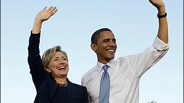 Barack Obama and Hillary Rodham Clinton 